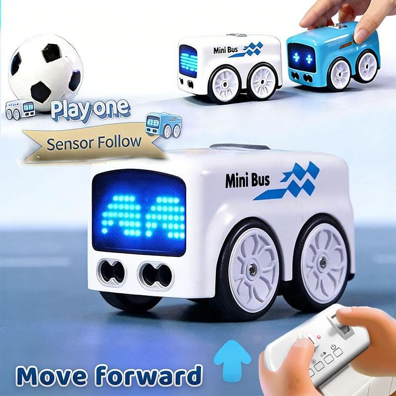 Kids educational following bus toy